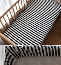 Load image into Gallery viewer, Baby Fitted Sheet For Newborns Cotton Soft Crib Bed Sheet For Children Mattress Cover Protector 130x70cm Allow Custom Make
