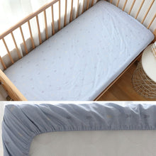 Load image into Gallery viewer, Baby Fitted Sheet For Newborns Cotton Soft Crib Bed Sheet For Children Mattress Cover Protector 130x70cm Allow Custom Make