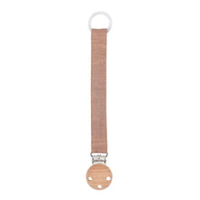 Load image into Gallery viewer, Cotton Linen Baby Pacifier Chain Clip Soother Nipple Holder Clasps Dummy Pacifier Clips Attache Feeding dropship