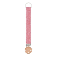 Load image into Gallery viewer, Cotton Linen Baby Pacifier Chain Clip Soother Nipple Holder Clasps Dummy Pacifier Clips Attache Feeding dropship