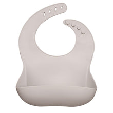 Load image into Gallery viewer, Fashionable Silicon Breastplate Baby Bib Waterproof Solid Infant Bandana Bibs Newborn Feeding Burp Cloth Drooling Scarf Dropship