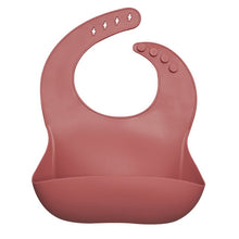 Load image into Gallery viewer, Fashionable Silicon Breastplate Baby Bib Waterproof Solid Infant Bandana Bibs Newborn Feeding Burp Cloth Drooling Scarf Dropship