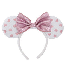 Load image into Gallery viewer, Mermaid princess Minnie Ears Headband Big Sequin Bows EARS COSTUME Headband Cosplay Plush Adult/Kids Headband Gift