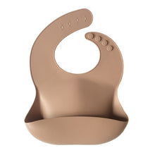 Load image into Gallery viewer, 1pcs Silicone Bibs Feeding Saliva Towel Waterproof Soft Cloths Bandana Lightweight Infant Bibs Aprons Adjustable