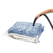 Load image into Gallery viewer, Air Vacuum Compressed Storage Bag Home Organizer Transparent Border Foldable Seal travel Saving Space Package Bags for clothes