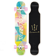 Load image into Gallery viewer, ARDEA Skateboard MS400 107cm/42in Beginnner Russia Maple longboard Boy and Girl Long board Adult Teenager Dancing skate board
