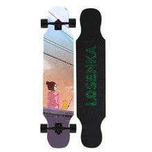 Load image into Gallery viewer, ARDEA Skateboard MS400 107cm/42in Beginnner Russia Maple longboard Boy and Girl Long board Adult Teenager Dancing skate board