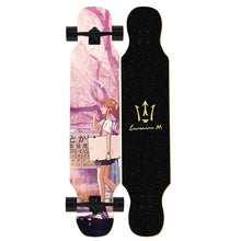 Load image into Gallery viewer, ARDEA Skateboard MS400 107cm/42in Beginnner Russia Maple longboard Boy and Girl Long board Adult Teenager Dancing skate board