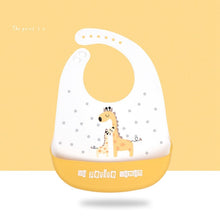 Load image into Gallery viewer, Silicone Baby Bibs Food Grade Waterproof Baby Feedings Table Ware Set Bib For New Silicone Bibs For Girls And Boys