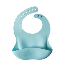 Load image into Gallery viewer, Silicone Baby Bibs Food Grade Waterproof Baby Feedings Table Ware Set Bib For New Silicone Bibs For Girls And Boys