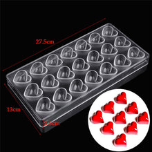 Load image into Gallery viewer, New Arrival Clear Hard Chocolate Mold Maker Polycarbonate PC DIY 21 Diamond Candy Mold Mould Bakeware Wholesale Free Shipping