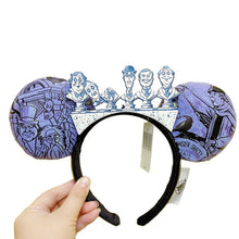Load image into Gallery viewer, Mermaid princess Minnie Ears Headband Big Sequin Bows EARS COSTUME Headband Cosplay Plush Adult/Kids Headband Gift