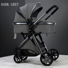 Load image into Gallery viewer, 2020 New Baby Stroller 3 in 1 High Landscape Stroller Reclining Baby Carriage Foldable Stroller Baby Bassinet Puchair Newborn