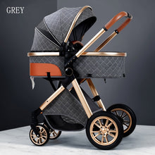 Load image into Gallery viewer, 2020 New Baby Stroller 3 in 1 High Landscape Stroller Reclining Baby Carriage Foldable Stroller Baby Bassinet Puchair Newborn