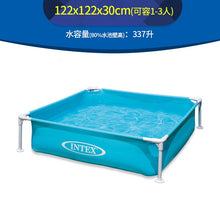 Load image into Gallery viewer, INTEX Family Bracket Swimming Pool thickening children's home large pools adult collapsible pool fish pond baby play commercial