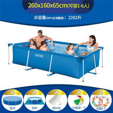Load image into Gallery viewer, INTEX Family Bracket Swimming Pool thickening children's home large pools adult collapsible pool fish pond baby play commercial