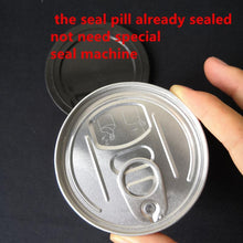 Load image into Gallery viewer, Pressitin Cans 20 Flavors Moonrock Pressitin 73.3*24mm Cali Pressitin Tuna Tin Candry Herbtin Clear Peel Off Lid Black Cover Sme