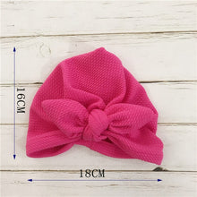 Load image into Gallery viewer, Flower Baby Hat Toddler Turban 6m-18m Infant Baby Headwraps Kids Bonnet Hat Newborn Baby Hat