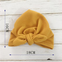 Load image into Gallery viewer, Flower Baby Hat Toddler Turban 6m-18m Infant Baby Headwraps Kids Bonnet Hat Newborn Baby Hat