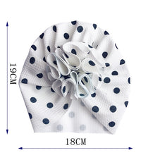 Load image into Gallery viewer, Flower Baby Hat Toddler Turban 6m-18m Infant Baby Headwraps Kids Bonnet Hat Newborn Baby Hat