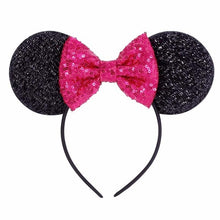 Load image into Gallery viewer, Sweet girls Sequins Headbands For Girls Christmas Headband Hairband for Girls Mouse Ears Hair Bows Accessories Baby Headband 8pc