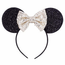 Load image into Gallery viewer, Sweet girls Sequins Headbands For Girls Christmas Headband Hairband for Girls Mouse Ears Hair Bows Accessories Baby Headband 8pc