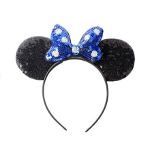 Load image into Gallery viewer, Sweet girls Sequins Headbands For Girls Christmas Headband Hairband for Girls Mouse Ears Hair Bows Accessories Baby Headband 8pc