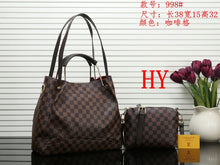 Load image into Gallery viewer, Luxury Leather Handbags Women Bags Louis Vuitton LV- Designer Brand Women's Shoulder Bags Large Capacity Ladies Hand Bags L405