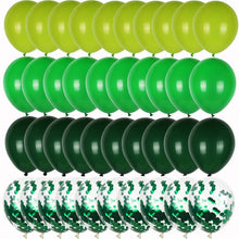Load image into Gallery viewer, Green Balloon Animal Palm Leaf Foil Ballons Woodland Party Baloons Jungle Safari Birthday Party Decorations Kids Baby Shower