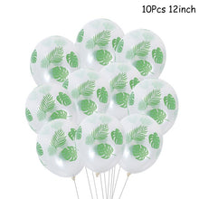Load image into Gallery viewer, Green Balloon Animal Palm Leaf Foil Ballons Woodland Party Baloons Jungle Safari Birthday Party Decorations Kids Baby Shower