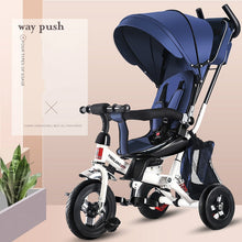 Load image into Gallery viewer, 4 In 1 Infant Tricycle Folding Rotating Seat Baby Stroller  3 Wheel Bicycle  Kids Bikes Three Wheel Stroller Baby Trolley 6M-6Y
