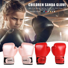 Load image into Gallery viewer, 2pcs Professional Boxing Training Fighting Gloves PU Leather Kids Breathable Muay Thai Sparring Punching Karate Kickboxing Glove
