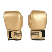 Load image into Gallery viewer, 2pcs Professional Boxing Training Fighting Gloves PU Leather Kids Breathable Muay Thai Sparring Punching Karate Kickboxing Glove
