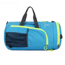 Load image into Gallery viewer, Gym Bag Polyester  Fitness Bag For Men Women Black With Compartments Waterproof Backpack Outdoor Foldable Sport Traveling 20L
