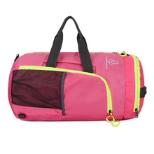 Load image into Gallery viewer, Gym Bag Polyester  Fitness Bag For Men Women Black With Compartments Waterproof Backpack Outdoor Foldable Sport Traveling 20L
