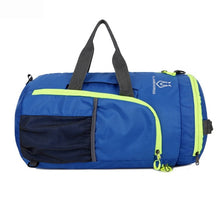 Load image into Gallery viewer, Gym Bag Polyester  Fitness Bag For Men Women Black With Compartments Waterproof Backpack Outdoor Foldable Sport Traveling 20L
