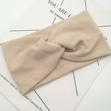 Load image into Gallery viewer, EE BABY HOT Women Headband Cross Top Knot Elastic Hair Bands Soft Solid Girls Hairband Hair Accessories Twisted Knotted Headwrap
