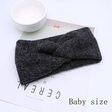 Load image into Gallery viewer, Baby Headband Women Girl Twisted Hair Band Kids Woolen Headwrap Mommy and Me Headbands Toddler Spring Turban Hair Accessories
