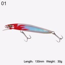 Load image into Gallery viewer, Kingdom sea Fishing Lures Jerkbaits minnow Saltwater 120mm/23g,130mm/30g Floating Artificial Bait good action Wobblers Hard Lure
