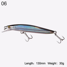 Load image into Gallery viewer, Kingdom sea Fishing Lures Jerkbaits minnow Saltwater 120mm/23g,130mm/30g Floating Artificial Bait good action Wobblers Hard Lure
