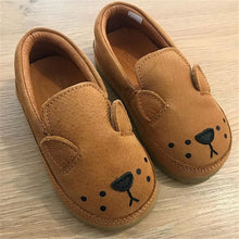 Load image into Gallery viewer, Donsje Real Leather ! Kids Brand Shoes Lovely Animal Toddler Boys Girls Fall Winter Shoes Top Quality Little Girl Leather Shoes
