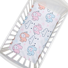 Load image into Gallery viewer, Newborn Baby Fitted Crib Sheets130*70 cm Cartoon Print  Bed Sheet Baby Bed Mattress Covers  for Unisex  Baby Boys Girls
