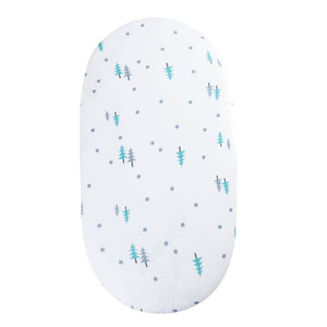 Bassinet Sheet Set-1 Pack Ultra Soft Stretchy Craddle Sheets ,Fit for Bassinet Mattress Pad Cover, Unisex Boys & Girls