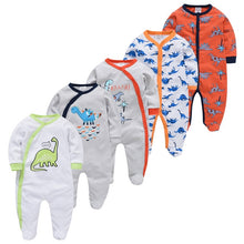 Load image into Gallery viewer, 5pcs Sleepers Baby Pyjamas Newborn Girl Boy Pijamas bebe fille Cotton Breathable Soft ropa bebe Newborn Sleepers Baby Pjiamas
