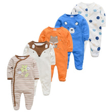 Load image into Gallery viewer, 5pcs Sleepers Baby Pyjamas Newborn Girl Boy Pijamas bebe fille Cotton Breathable Soft ropa bebe Newborn Sleepers Baby Pjiamas
