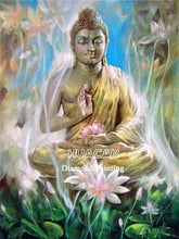 Load image into Gallery viewer, HUACAN 5D DIY Diamond Painting Buddha Zen Home Decoration Embroidery Picture Handcraft Art Kits Lover Gift
