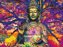 Load image into Gallery viewer, HUACAN 5D DIY Diamond Painting Buddha Religion Home Decoration Embroidery Picture Handcraft Art Kits
