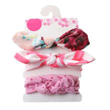 Load image into Gallery viewer, 3 Pcs/Set Floral Bows Baby Headband Dot Bowknot Haarband Baby Girl Headbands Cotton Kids Hair Band Girls Hair Accessories

