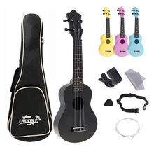 Load image into Gallery viewer, 4 Strings 21 Inch Soprano Acoustic Ukulele Colorful Uke Hawaii Guitar Guitarra Musica Instrument for Kids and Music Beginner
