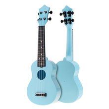 Load image into Gallery viewer, 4 Strings 21 Inch Soprano Acoustic Ukulele Colorful Uke Hawaii Guitar Guitarra Musica Instrument for Kids and Music Beginner
